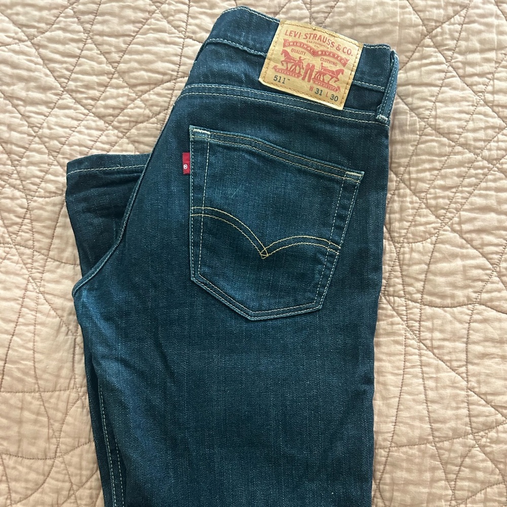 Levi's Dark Blue Slim Fit Jeans